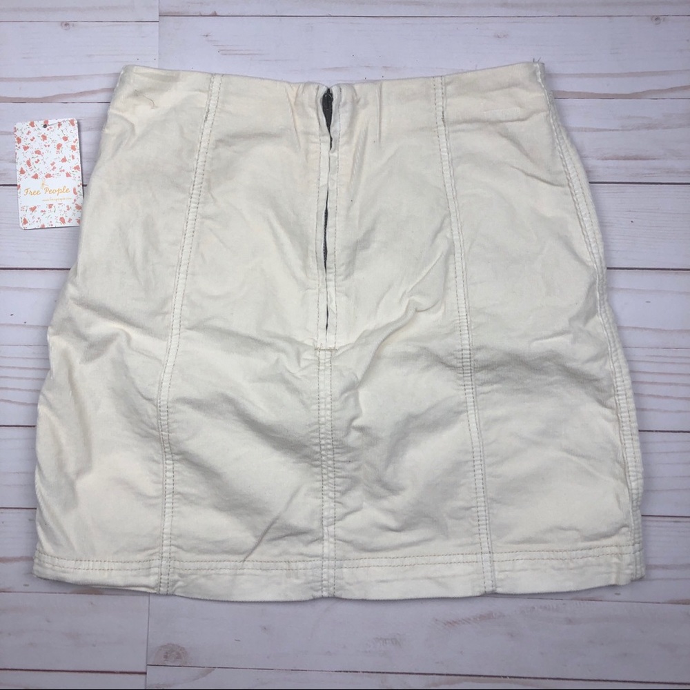Free People NWT Cord Mini Skirt - Picture 3 of 5